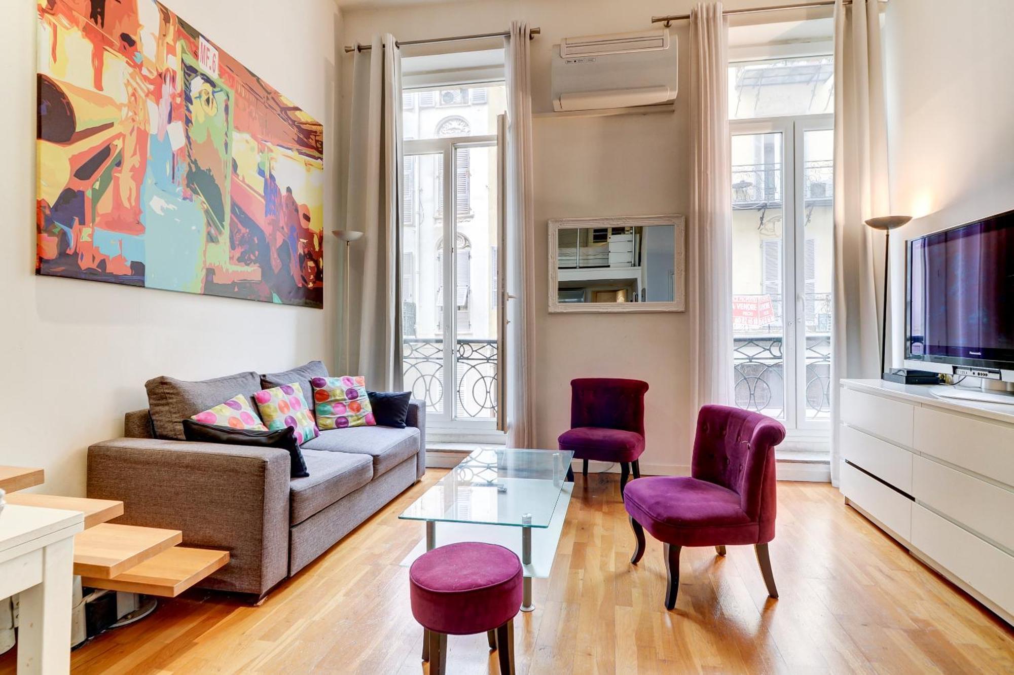 Spacieux Duplex - Zone Pietonne Nizza Esterno foto